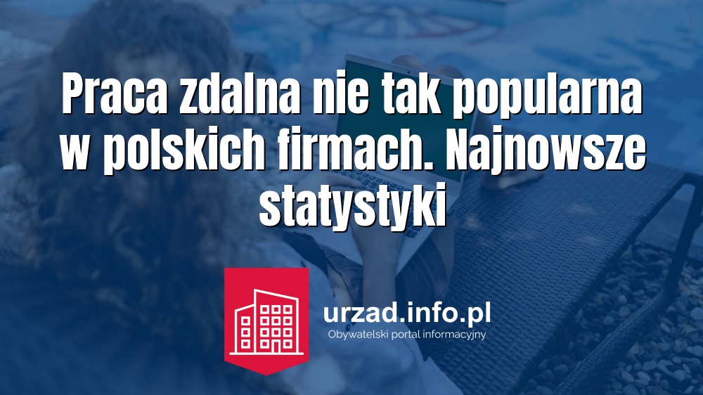Praca zdalna nie tak popularna w polskich firmach. Najnowsze statystyki