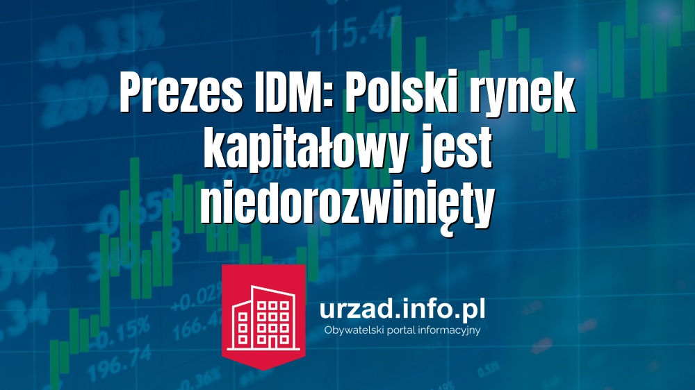 Prezes IDM: Polski rynek kapitałowy jest niedorozwinięty