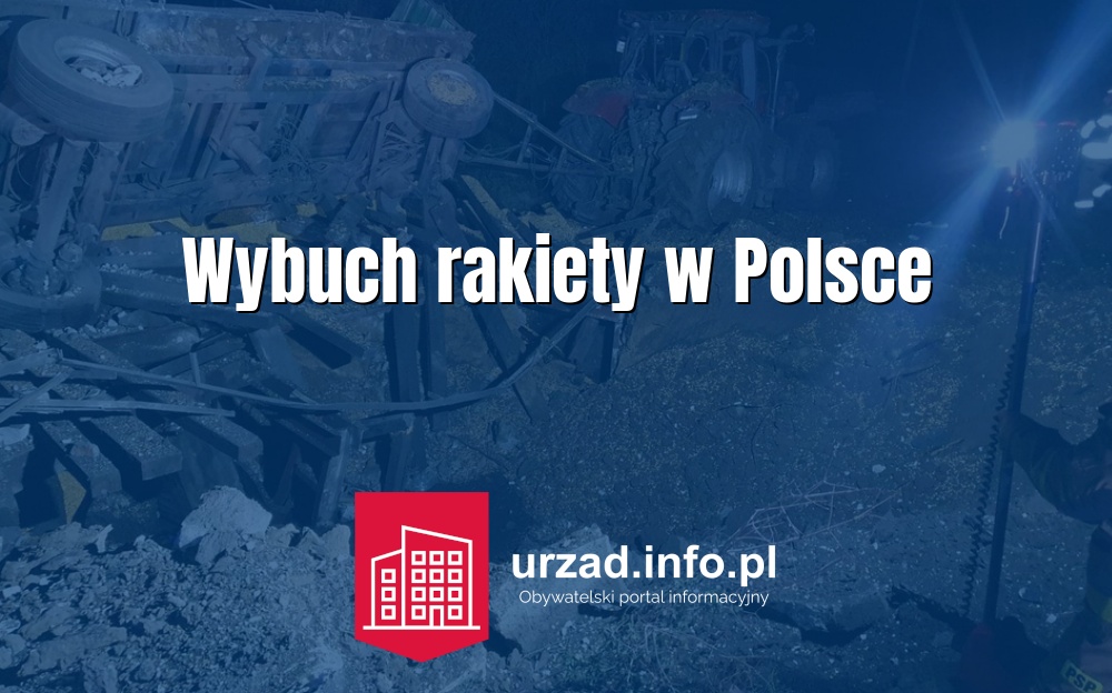 Wybuch rakiety w Polsce