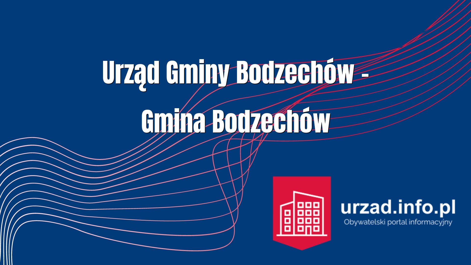 Urząd Gminy Bodzechów – Gmina Bodzechów