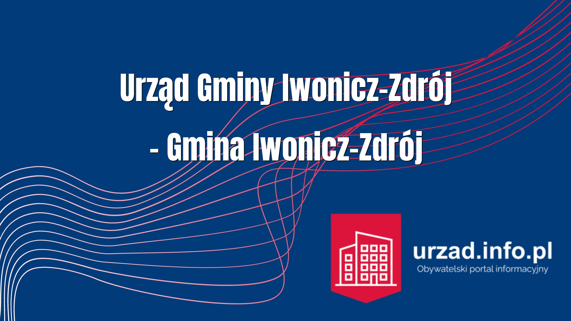 Urząd Gminy Iwonicz-Zdrój – Gmina Iwonicz-Zdrój