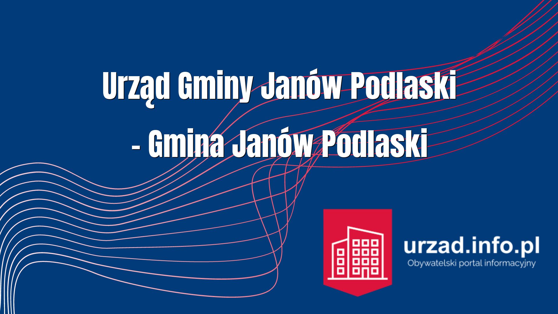 Urząd Gminy Janów Podlaski – Gmina Janów Podlaski