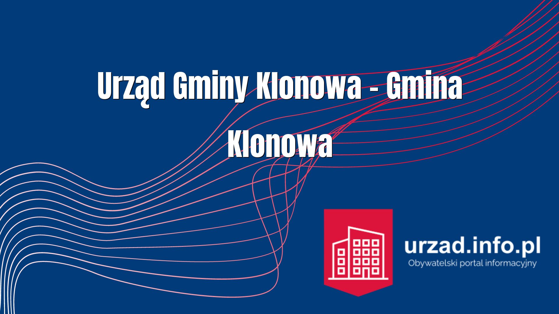 Urząd Gminy Klonowa – Gmina Klonowa