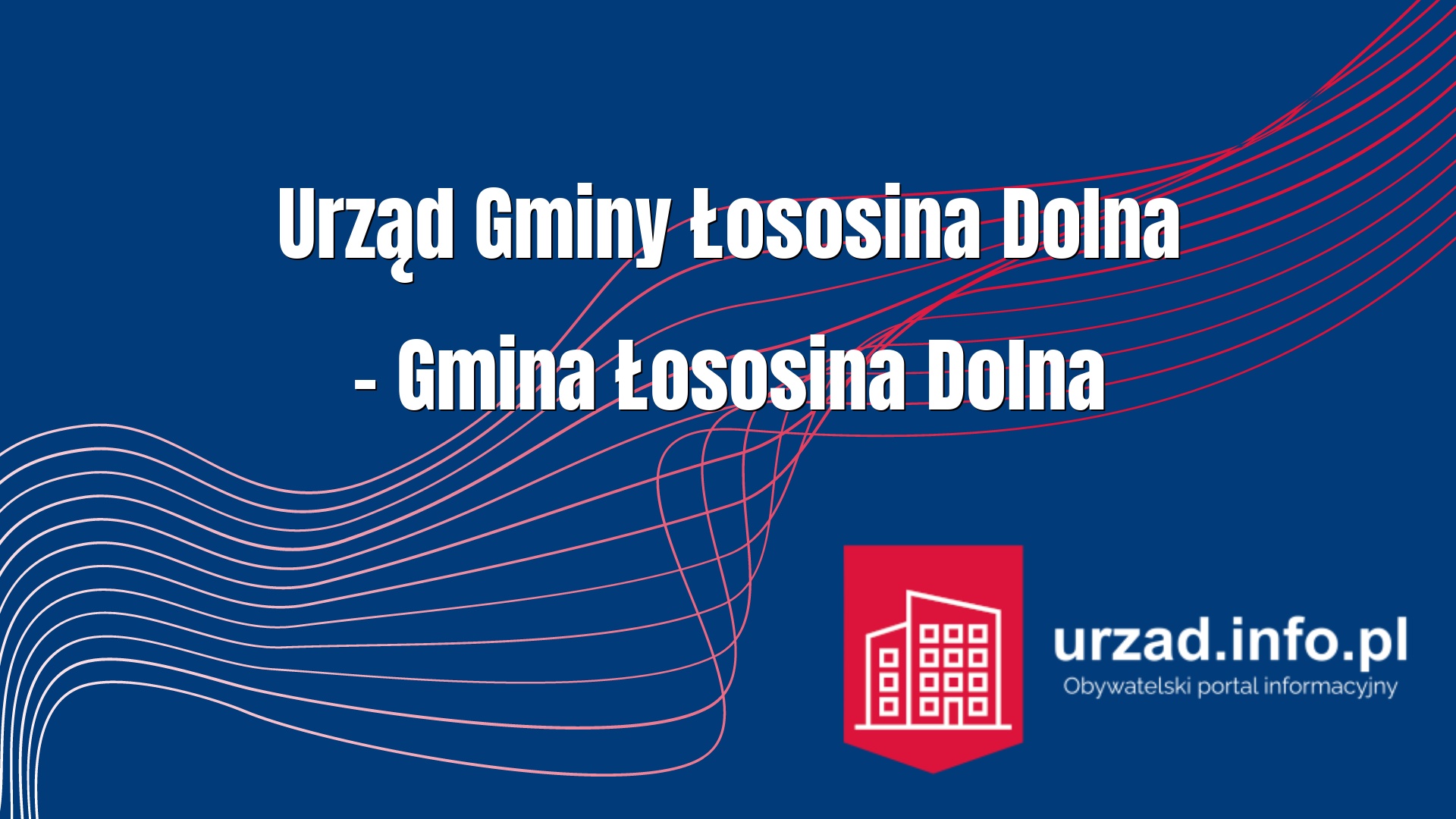 Urząd Gminy Łososina Dolna – Gmina Łososina Dolna