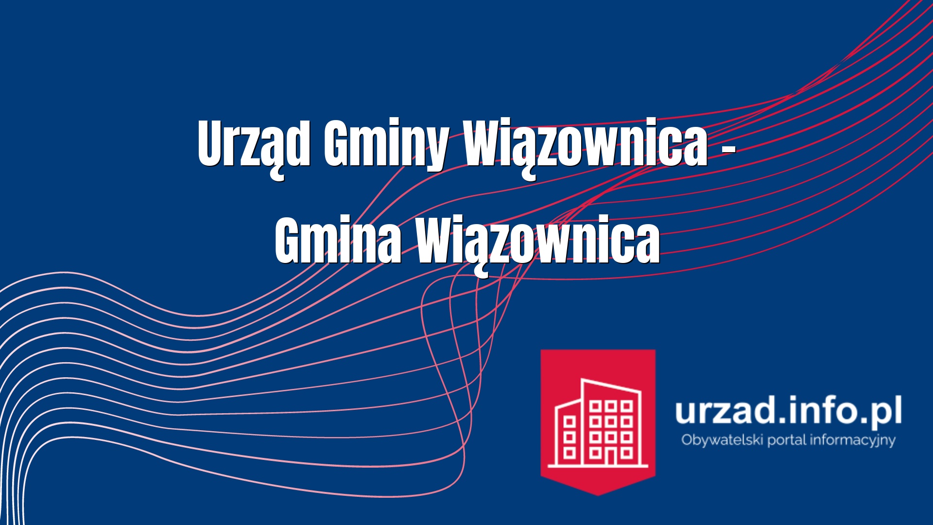Urząd Gminy Wiązownica – Gmina Wiązownica