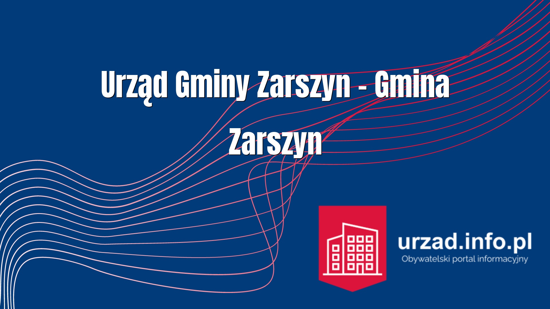 Urząd Gminy Zarszyn – Gmina Zarszyn