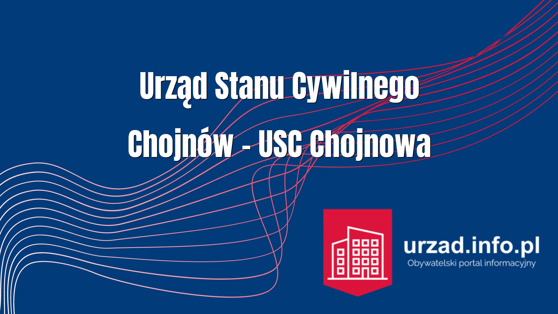 Urząd Stanu Cywilnego Chojnów – USC Chojnowa