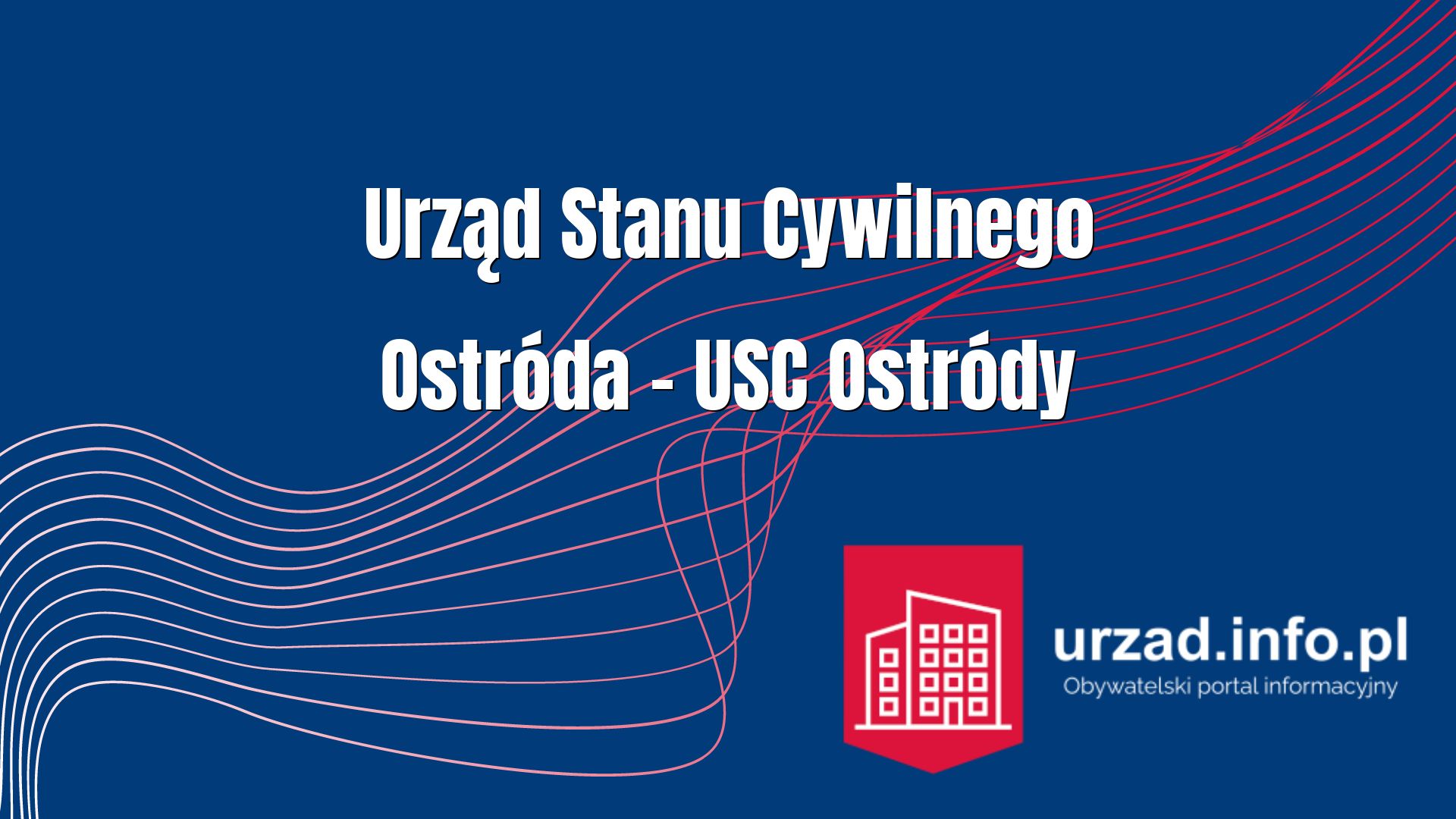 Urząd Stanu Cywilnego Ostróda – USC Ostródy